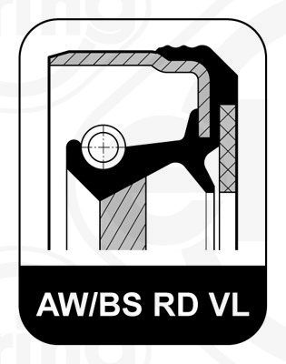 Shaft Seal, crankshaft (553.272)