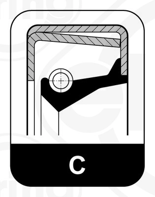 Shaft Seal, wheel hub (033.146)