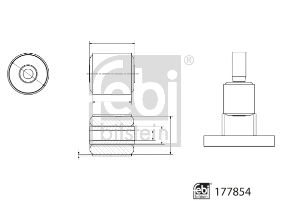 Mounting, wheel bearing housing