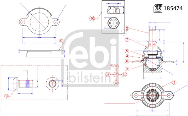 Inner Tie Rod (185474)