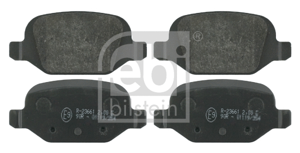 Brake Pad Set, disc brake (16370)