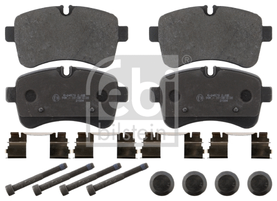 Brake Pad Set, disc brake (40586)