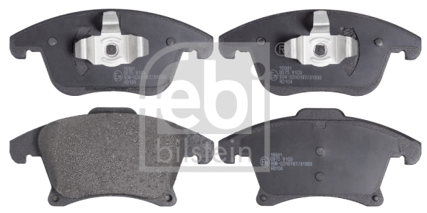 Brake Pad Set, disc brake (16941)
