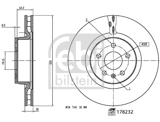 Brake Disc (178232)