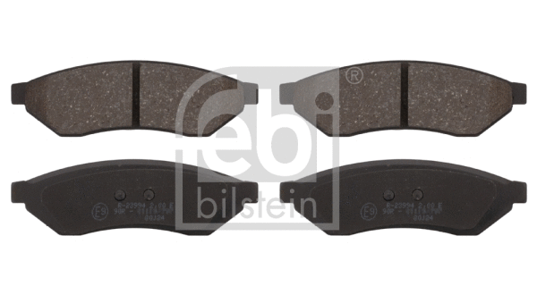 Brake Pad Set, disc brake (16722)