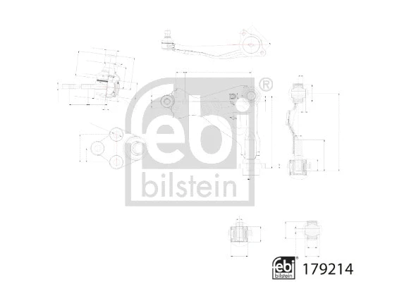Control/Trailing Arm, wheel suspension