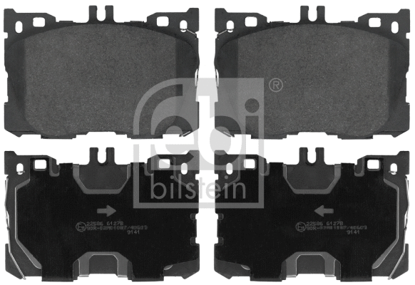 Brake Pad Set, disc brake (116428)