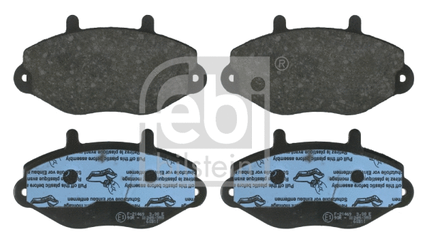 Brake Pad Set, disc brake (16036)