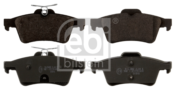 Brake Pad Set, disc brake (16890)