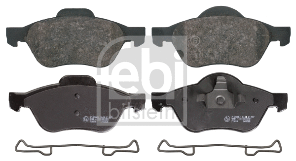 Brake Pad Set, disc brake (16672)