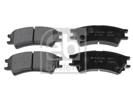 Brake Pad Set, disc brake (16541)