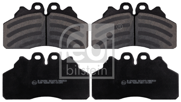 Brake Pad Set, disc brake (116258)