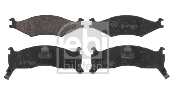 Brake Pad Set, disc brake (16558)