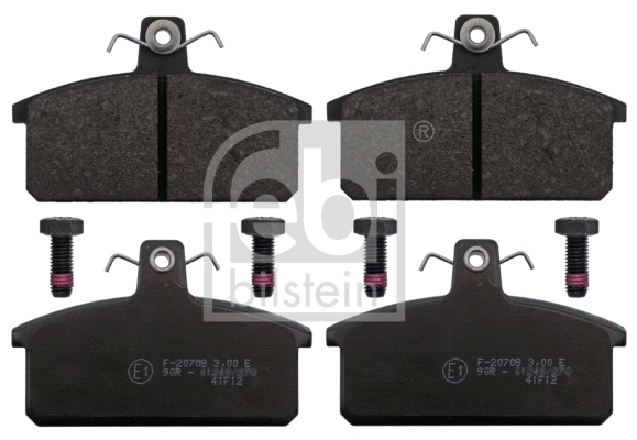 Brake Pad Set, disc brake (116100)