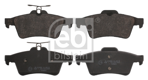 Brake Pad Set, disc brake (16744)
