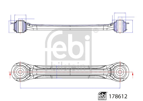 Control/Trailing Arm, wheel suspension