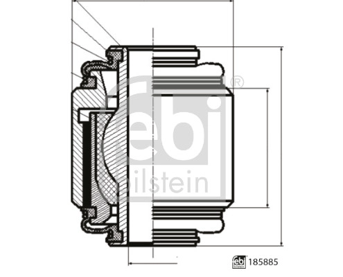 Mounting, control/trailing arm (185885)