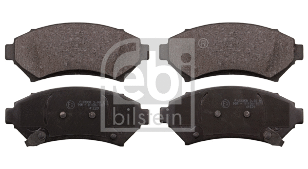 Brake Pad Set, disc brake (116156)