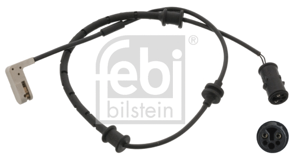 Warning Contact, brake pad wear (02918)