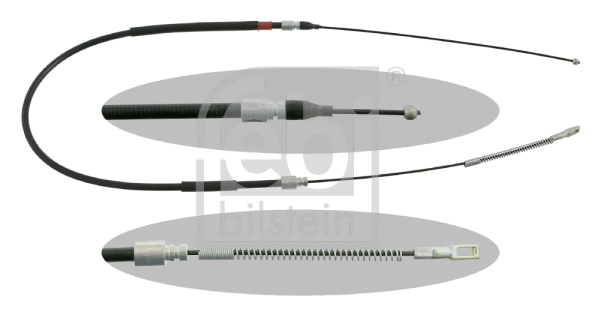 Cable Pull, parking brake (01657)