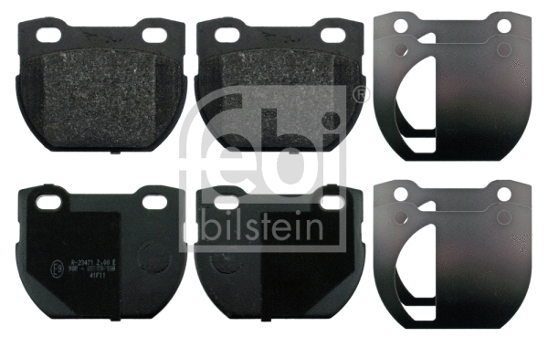 Brake Pad Set, disc brake (116115)
