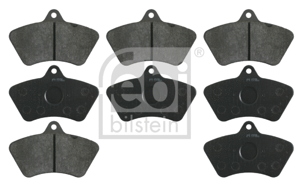 Brake Pad Set, disc brake (16568)
