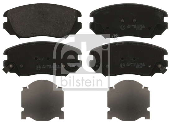 Brake Pad Set, disc brake (16895)