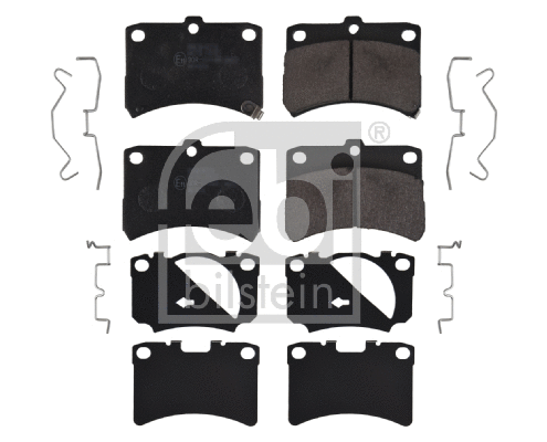 Brake Pad Set, disc brake (16661)