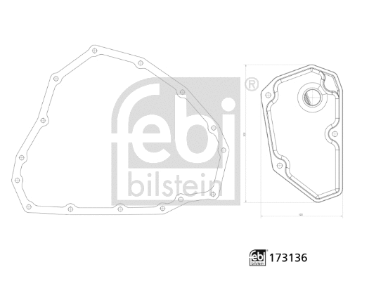 Hydraulic Filter Kit, automatic transmission (173136)