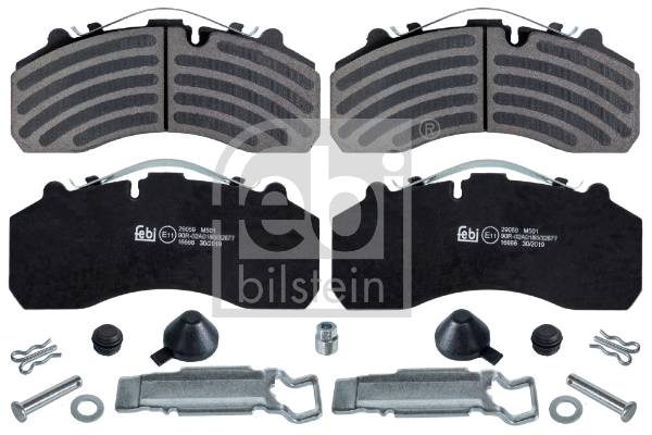 Brake Pad Set, disc brake (16666)