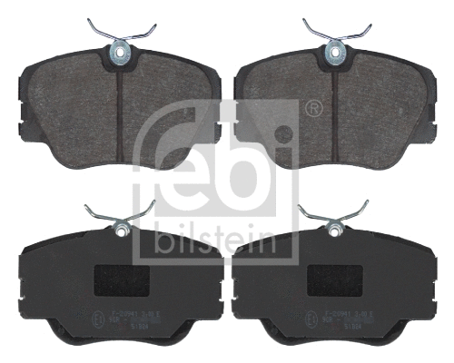 Brake Pad Set, disc brake (16193)