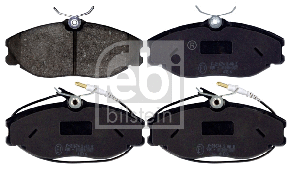 Brake Pad Set, disc brake (116166)