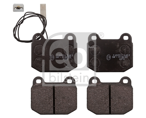 Brake Pad Set, disc brake (116007)