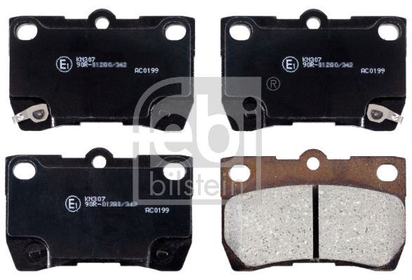 Brake Pad Set, disc brake (170295)