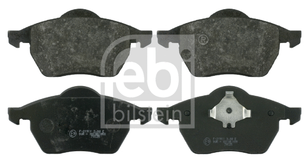 Brake Pad Set, disc brake (16280)