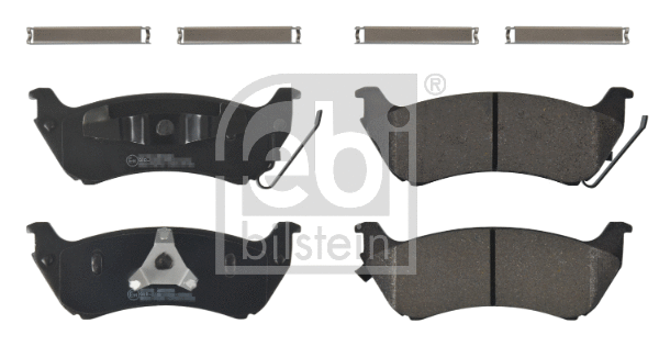 Brake Pad Set, disc brake (16769)