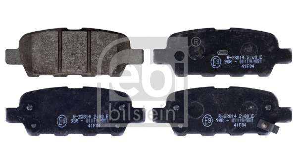 Brake Pad Set, disc brake (116198)