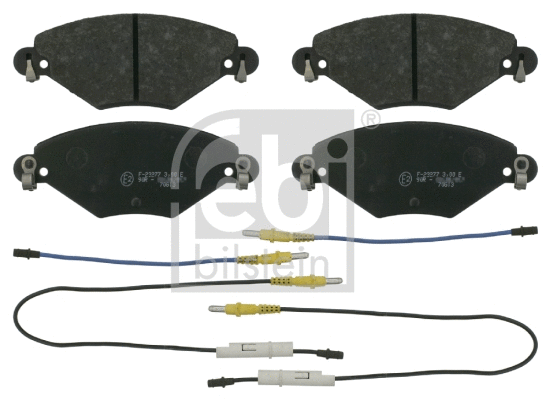 Brake Pad Set, disc brake (16417)
