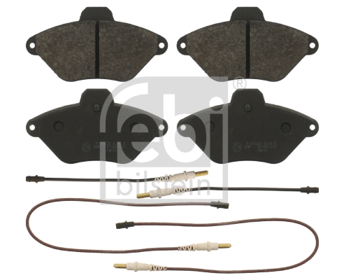 Brake Pad Set, disc brake (16415)