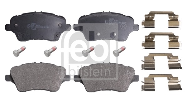 Brake Pad Set, disc brake (16940)