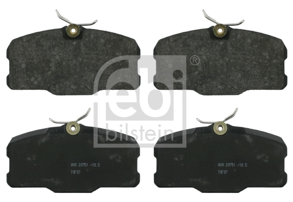 Brake Pad Set, disc brake (16248)