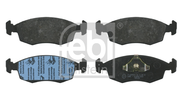 Brake Pad Set, disc brake (16021)