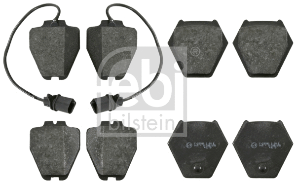 Brake Pad Set, disc brake (16456)