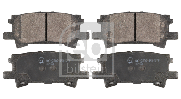 Brake Pad Set, disc brake (116334)