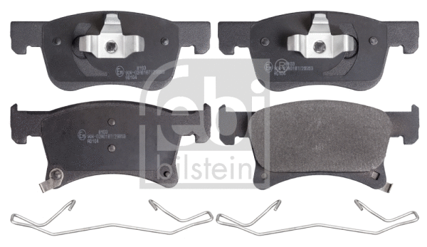 Brake Pad Set, disc brake (16942)
