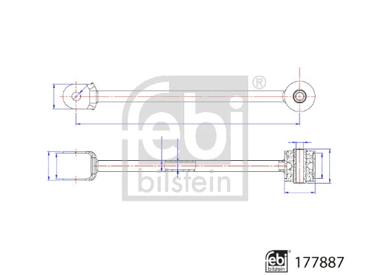 Control/Trailing Arm, wheel suspension