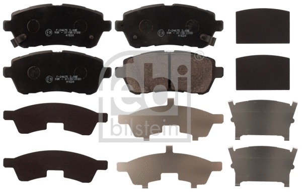 Brake Pad Set, disc brake (116068)