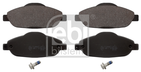 Brake Pad Set, disc brake (16844)