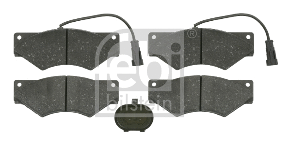 Brake Pad Set, disc brake (16599)