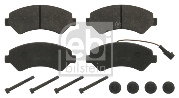 Brake Pad Set, disc brake (16840)